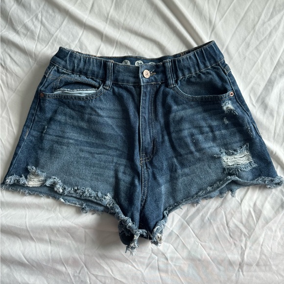 Festival Style Denim Shorts - Picture 2 of 6